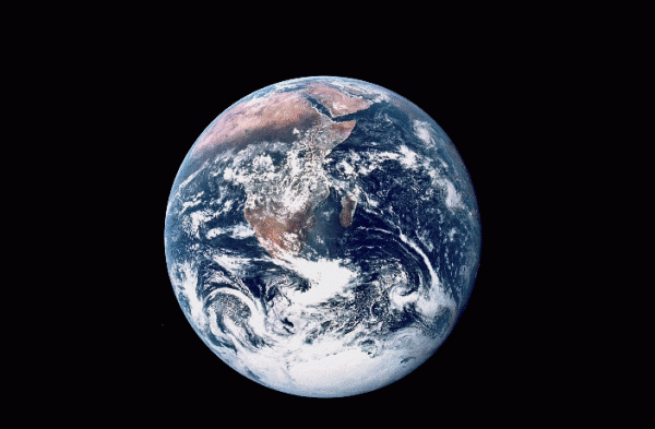Photo of the Earth from space