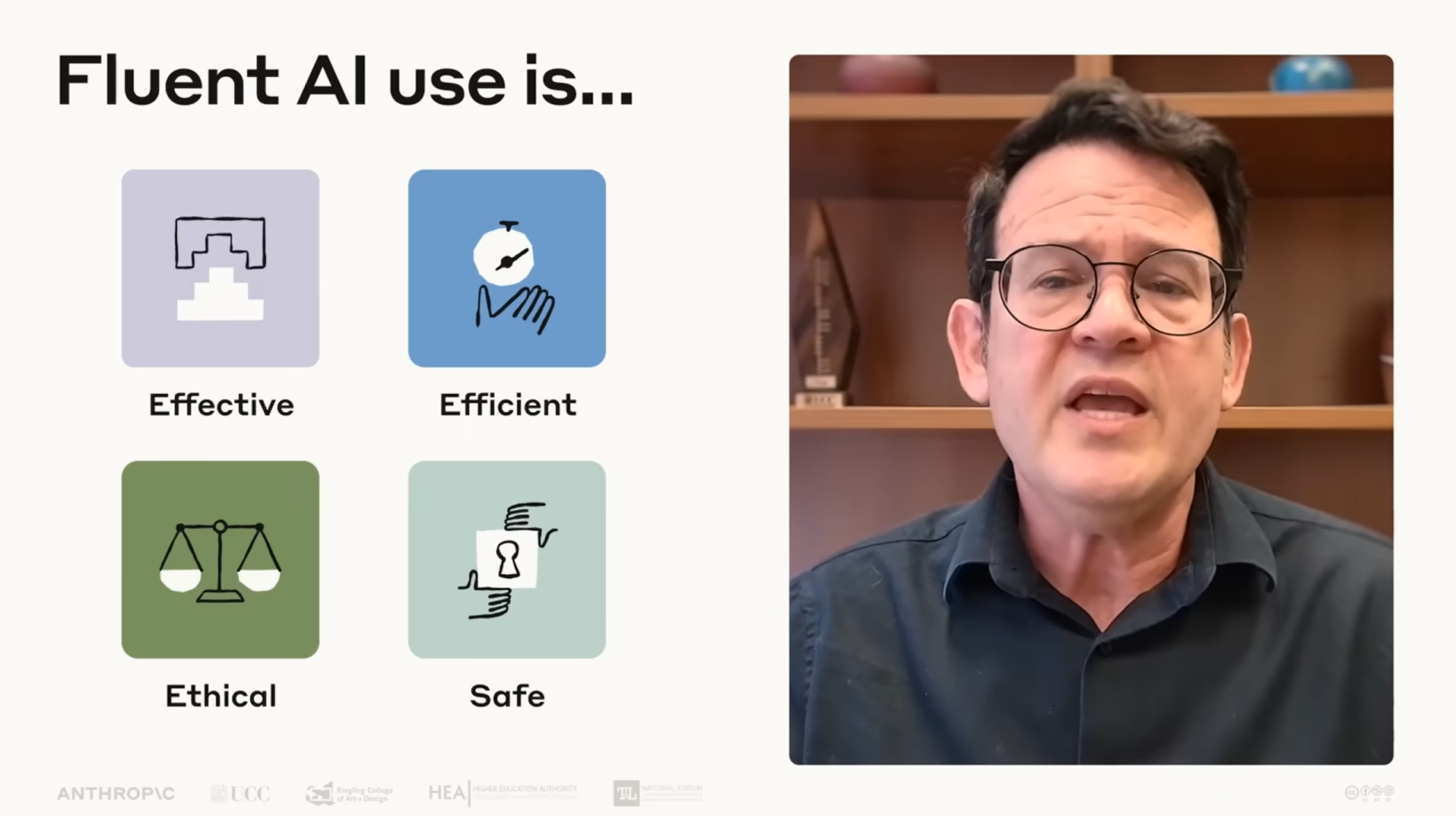 Screenshot of Anthropic AI Youtube video "Why do we need AI?" module